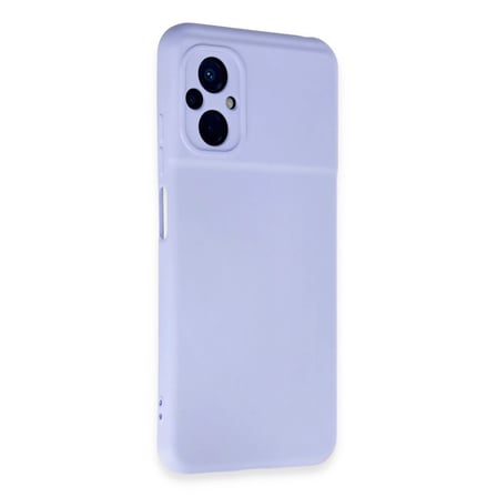 Xiaomi Poco M5 Kılıf Nano İçi Kadife Silikon - Lila