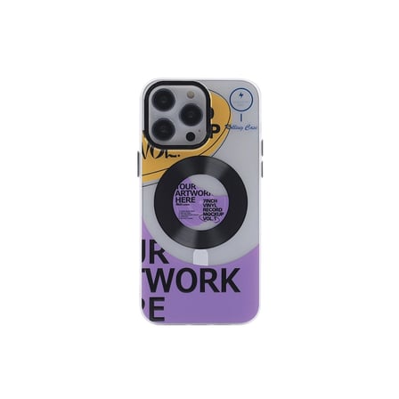 Apple İphone 14 Pro Max Kılıf Apollo Magneticsafe Desenli Kapak - Apollo Şeffaf - 6