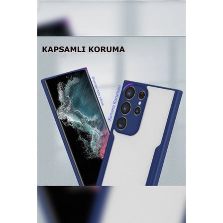 Samsung Galaxy S23 Plus Kılıf Platin Silikon - Lila