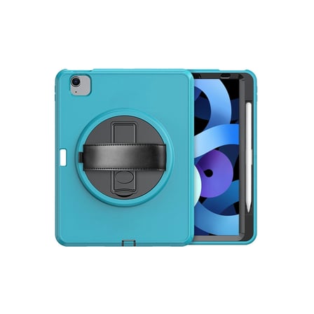Apple İpad 2022 10.9 (10.nesil) Kılıf Hand Strap Tablet Kılıfı - Turkuaz