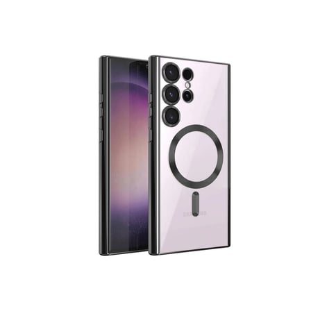 Samsung Galaxy S23 Ultra Kılıf Kross Magneticsafe Kapak - Siyah