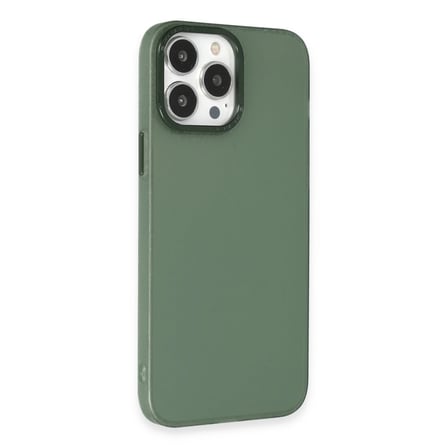 Apple İphone 13 Pro Max Kılıf Modos Metal Kapak - Koyu Yeşil