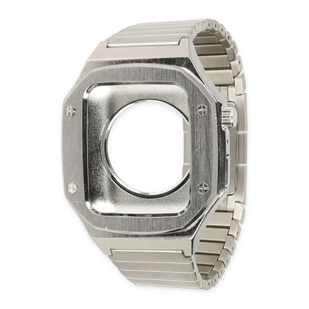 Apple Watch 44mm Kr409 Metal Kordon - Gümüş