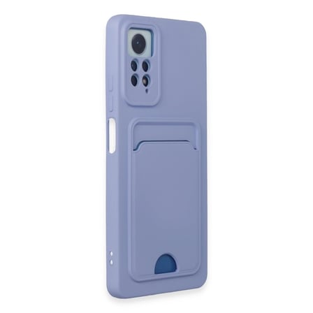 Xiaomi Redmi Note 11 Pro Kılıf Kelvin Kartvizitli Silikon - Lila