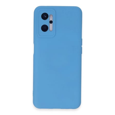 Realme 9i 4g Kılıf Nano İçi Kadife Silikon - Mavi