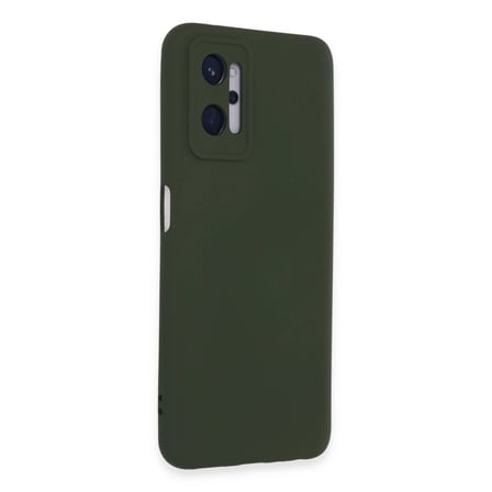 Realme 9i 4g Kılıf Nano İçi Kadife Silikon - Koyu Yeşil