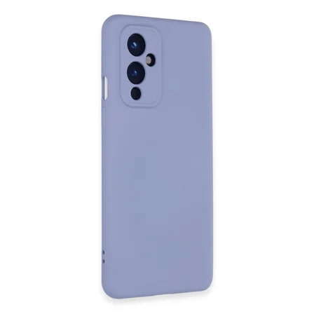 One Plus 9 Kılıf Nano İçi Kadife Silikon - Lila