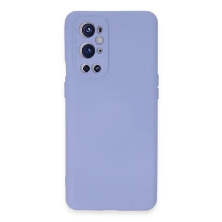 One Plus 9 Pro Kılıf Nano İçi Kadife Silikon - Lila