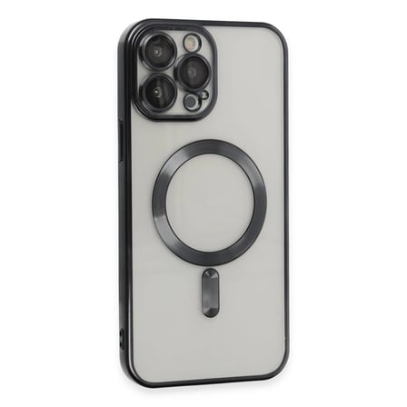 Apple Uyumlu İphone 15 Pro Kılıf Kross Magneticsafe Kapak - Siyah
