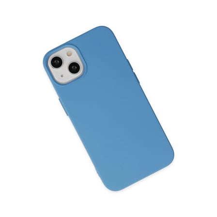 Apple Uyumlu İphone 15 Pro Kılıf Nano İçi Kadife Silikon - Mavi