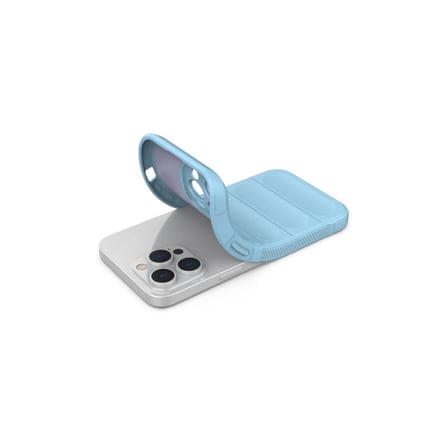 Apple İphone 15 Pro Kılıf Optimum Silikon - Sky Blue