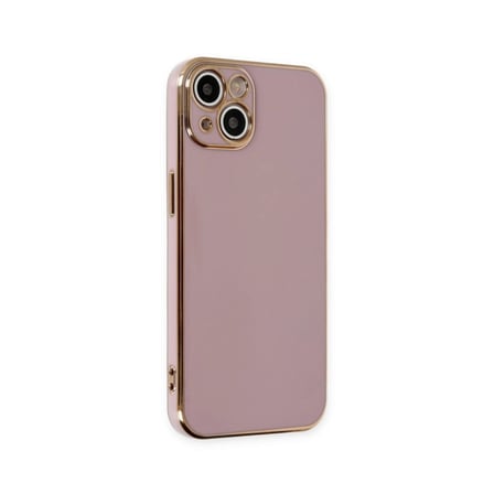 Apple İphone 15 Kılıf Volet Silikon - Mor
