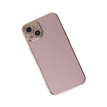 Apple İphone 15 Kılıf Volet Silikon - Mor