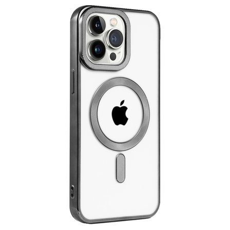 Apple İphone 14 Pro Kılıf Kronos Magsafe Kapak - Siyah