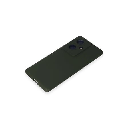 Vivo V29 Lite Kılıf Nano İçi Kadife Silikon - Koyu Yeşil