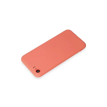Apple İphone 7 Kılıf First Silikon - Turuncu