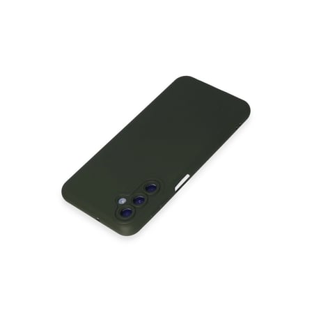 Samsung Galaxy M34 5g Kılıf Nano İçi Kadife Silikon - Koyu Yeşil