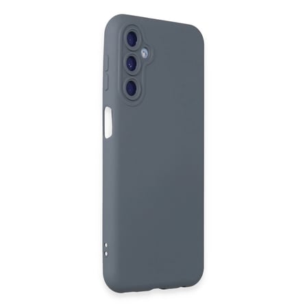 Samsung Galaxy M34 5g Kılıf Nano İçi Kadife Silikon - Gri