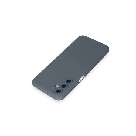 Samsung Galaxy M14 5g Kılıf Nano İçi Kadife Silikon - Gri