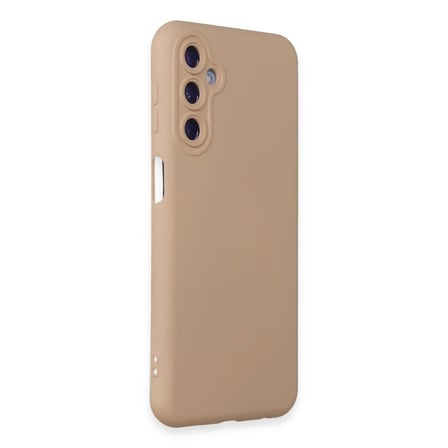 Samsung Galaxy M14 5g Kılıf Nano İçi Kadife Silikon - Pudra
