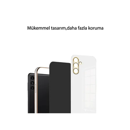 Xiaomi Redmi 13c Kılıf Volet Silikon - Siyah