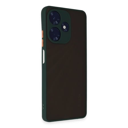 İnfinix Hot 30 4g Kılıf Montreal Silikon Kapak - Yeşil