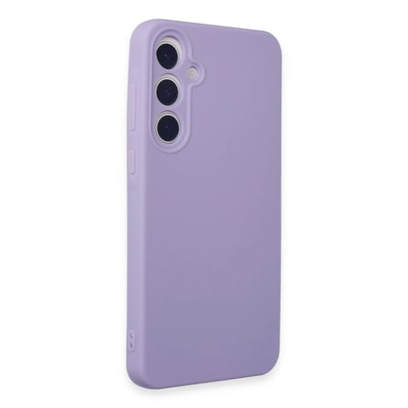 Samsung Galaxy A55 5g Kılıf Nano İçi Kadife Silikon - Lila