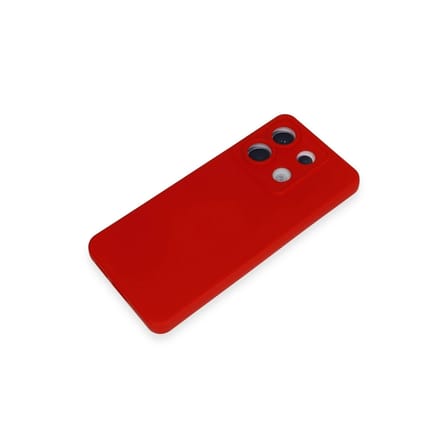 Xiaomi Redmi Note 13 Pro 5g Kılıf Nano İçi Kadife Silikon - Kırmızı