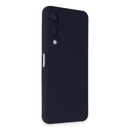 Vivo Y17s Kılıf Nano İçi Kadife Silikon - Lacivert
