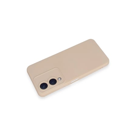 Vivo Y17s Kılıf Nano İçi Kadife Silikon - Pudra