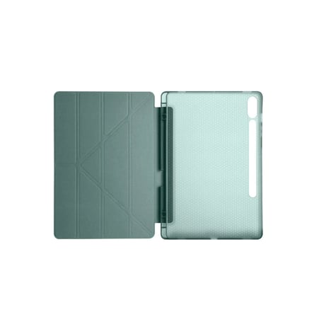 Samsung Galaxy X610 Tab S9 Fe Plus 12.4 Kılıf Kalemlikli Mars Tablet Kılıfı - Koyu Yeşil