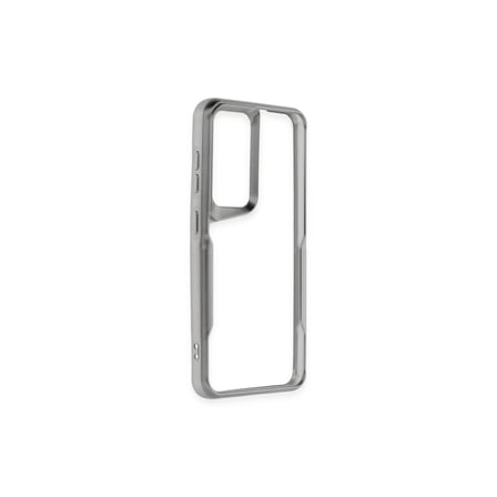 Samsung Galaxy A15 4g Kılıf Boyi Silikon Kapak - Gümüş