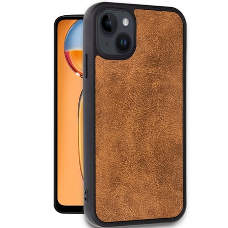 Apple İphone 15 Kılıf Aras Deri Kapak - Taba