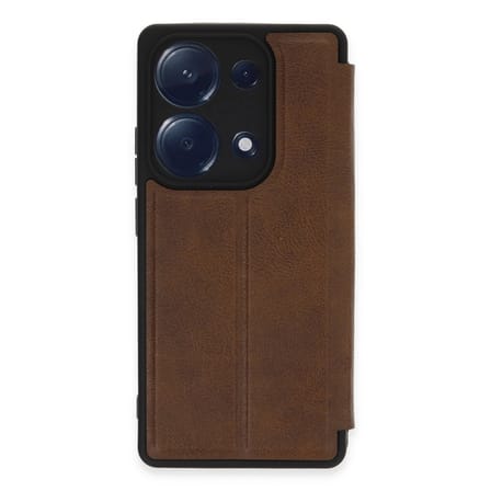 Xiaomi Redmi Note 13 Pro 4g Kılıf Flip Cover - Taba