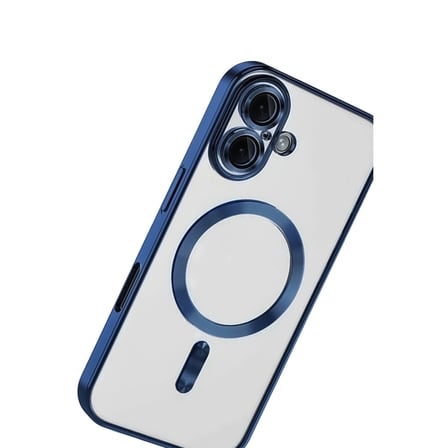 Apple İ̇Phone 16 Kılıf Kross Magnetice Kapak - Lacivert