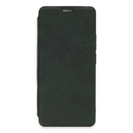 Xiaomi Uyumlu Redmi Note 13 4g Kılıf Flip Cover - Koyu Yeşil