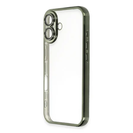 Apple İphone 16 Plus Kılıf Razer Lensli Silikon - Yeşil