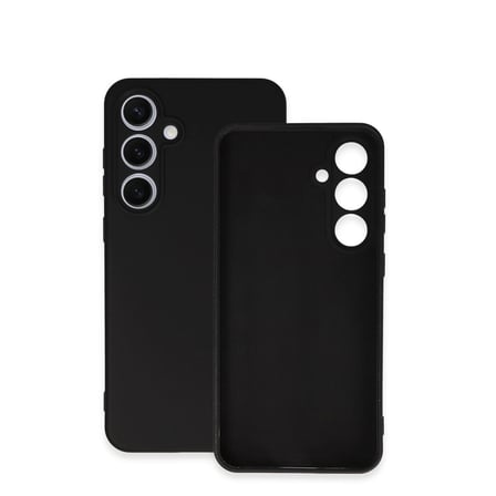 Samsung Galaxy S24 Fe Kılıf Nano İçi Kadife Silikon - Siyah