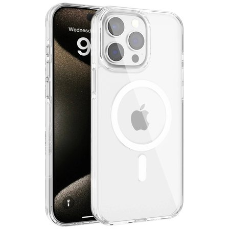 Joko Apple İphone 15 Pro Max Gleam Pc Sert Magsafe Kılıf - Şeffaf