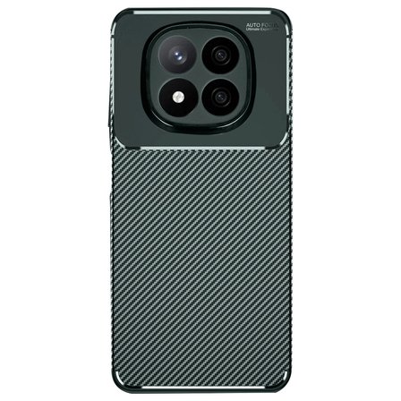 Xiaomi Redmi Note 14 Pro 5g Kılıf Auto Focus Karbon Kapak - Koyu Yeşil