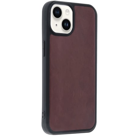 Apple İphone 14 Kılıf Aras Deri Kapak - Bordo