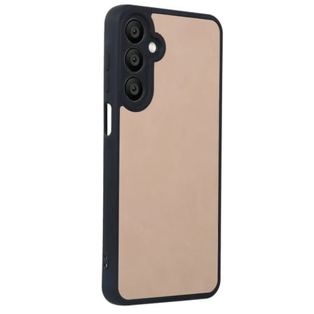 Samsung Galaxy M15 Kılıf Aras Deri Kapak - Pudra