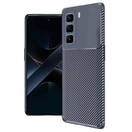 İ̇Nfinix Hot 50 Pro Plus 4G Auto Focus Karbon Kapak - Lacivert