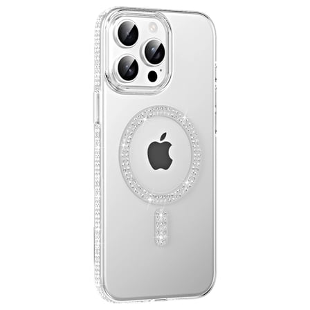 Joko Apple İphone 15 Pro Move Taşlı Magsafe Kapak - Natural Grey