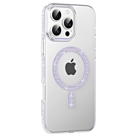 Joko Apple İphone 16 Pro Move Taşlı Magsafe Kapak - Lila