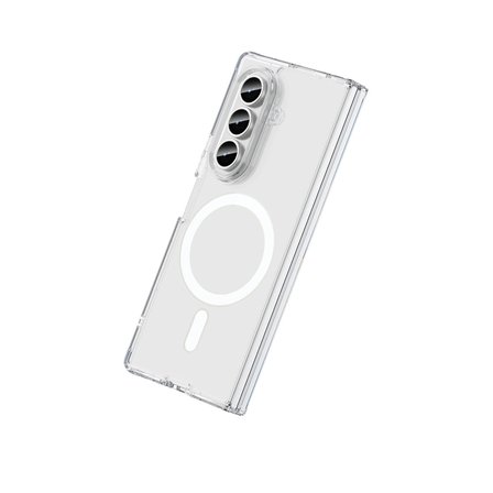 Samsung Galaxy Z Fold 7 Kılıf Magneticsafe Şeffaf Silikon - Şeffaf