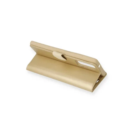 Samsung Galaxy S20 Ultra Trend S Plus Kapaklı Kılıf - Gold