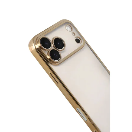 Apple İphone 17 Pro Razer Lensli Silikon - Gold