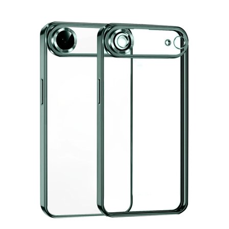 Apple İphone 17 Air Razer Lensli Silikon - Yeşil