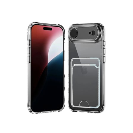 Apple İphone 17 Air Kart Şeffaf Silikon - Şeffaf